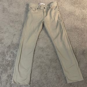 Like new boys tan Levi’s Jeans- 14 regular 27x27